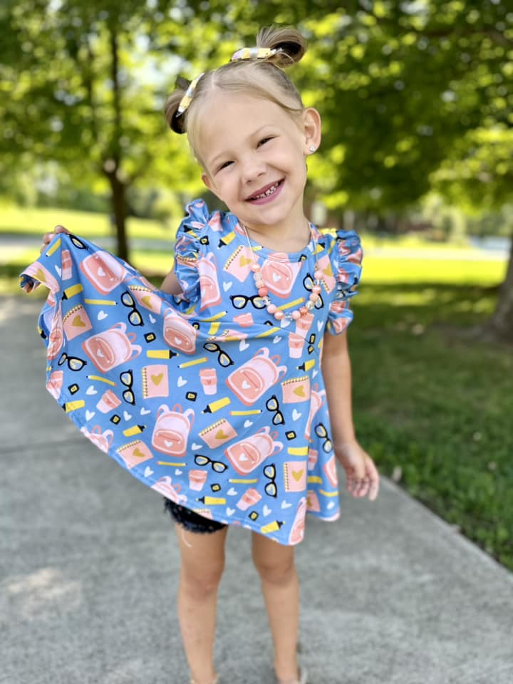 backpack ruffle racerback allie tank