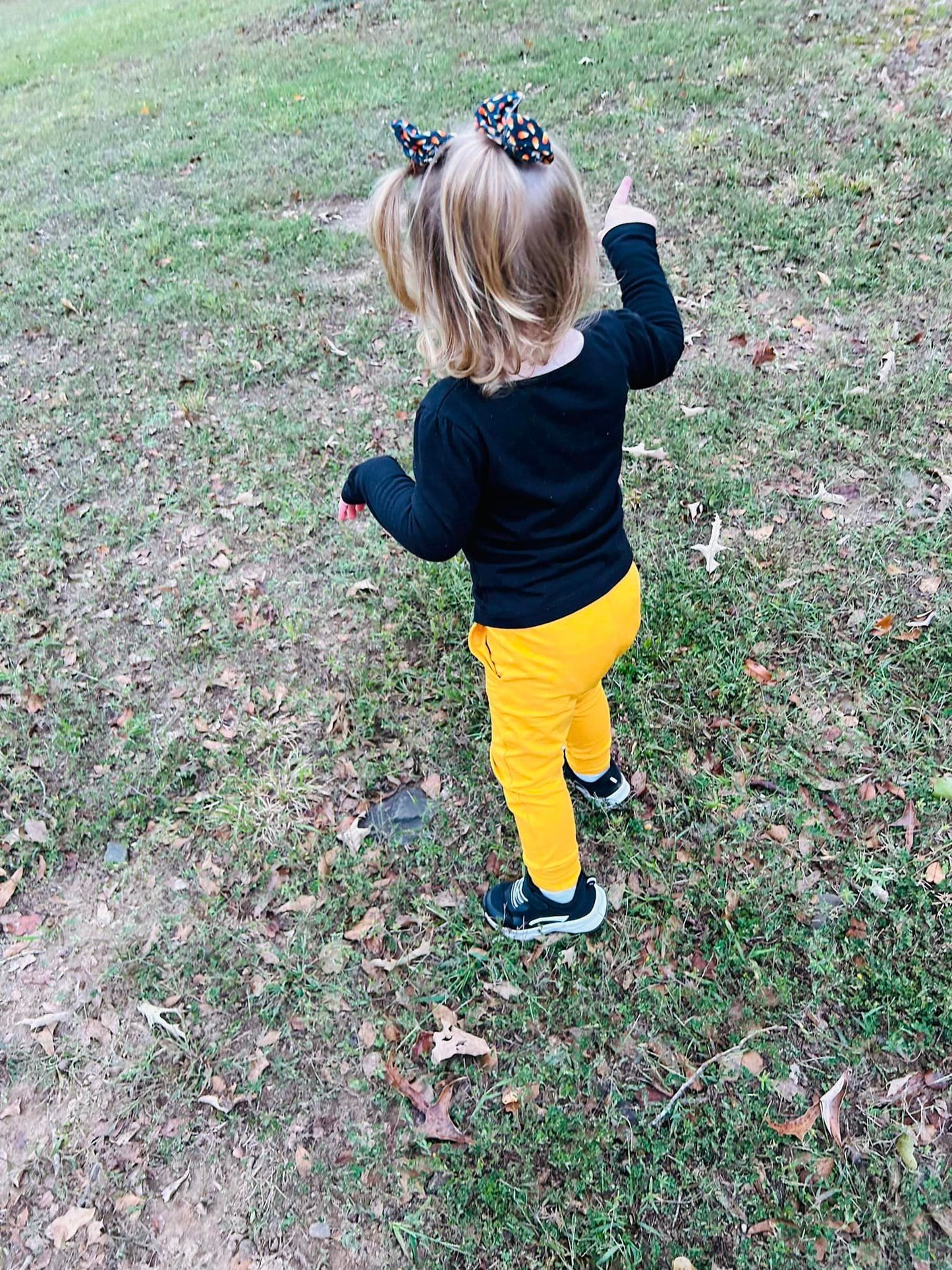 dark mustard joggers