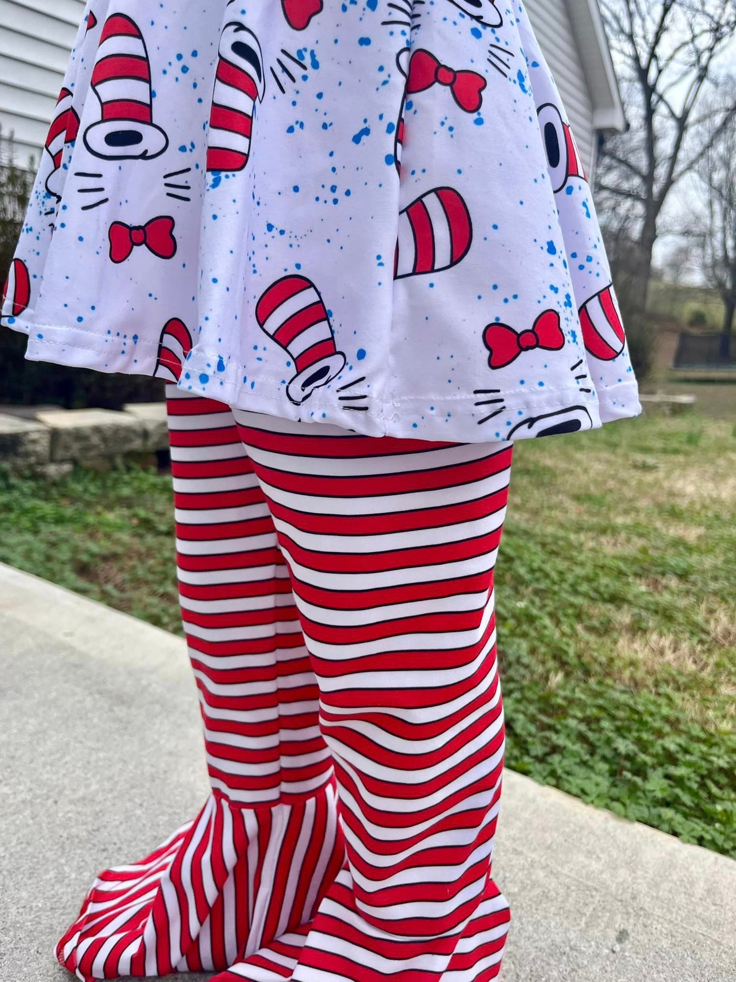 red/white and black extra wide bells