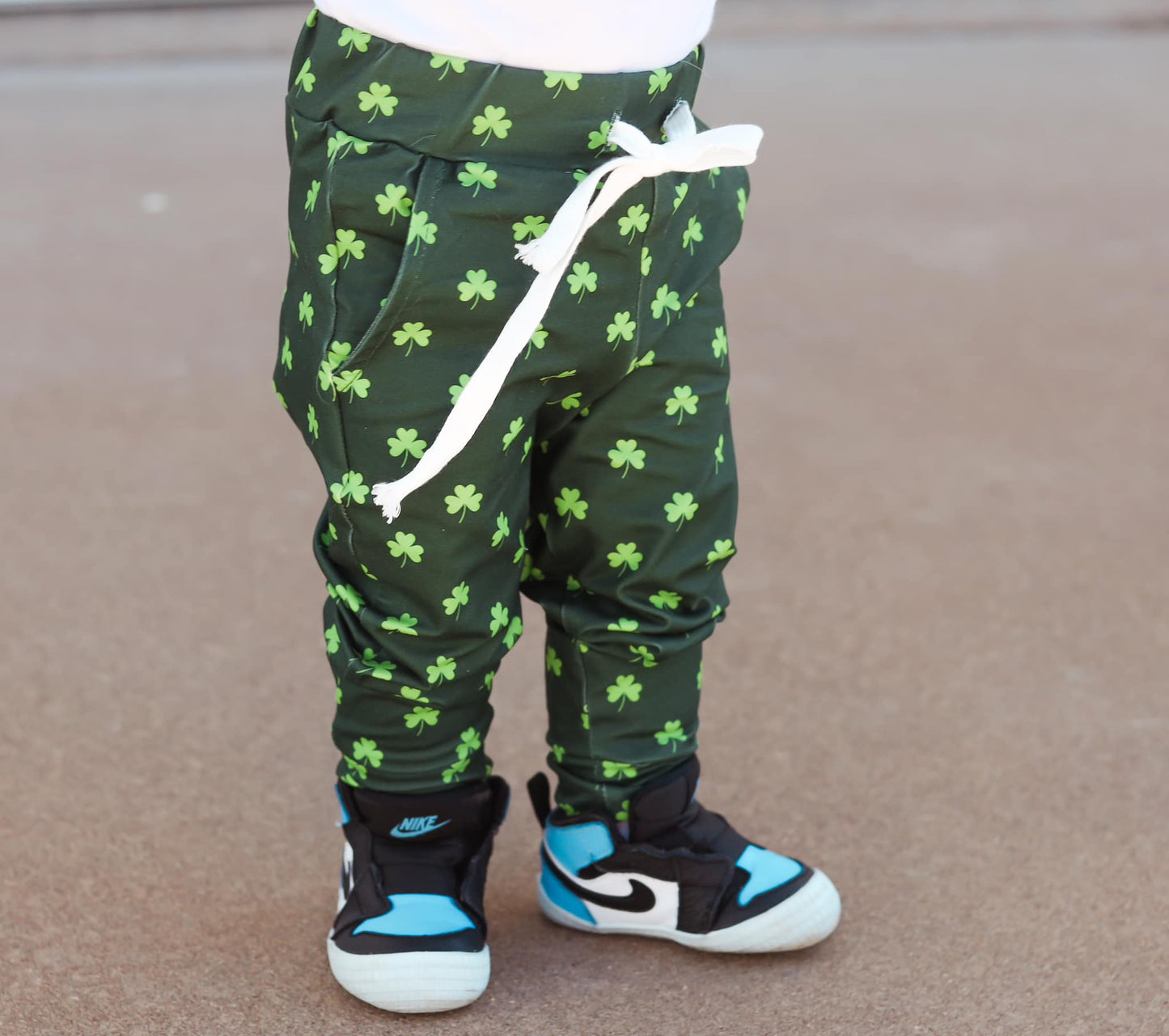 green clover joggers