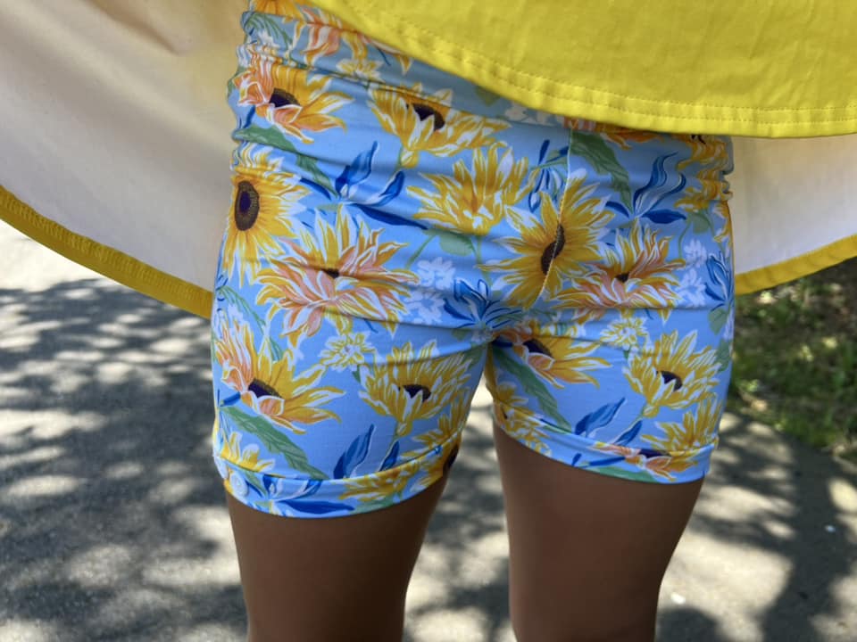 sunflower button shorts