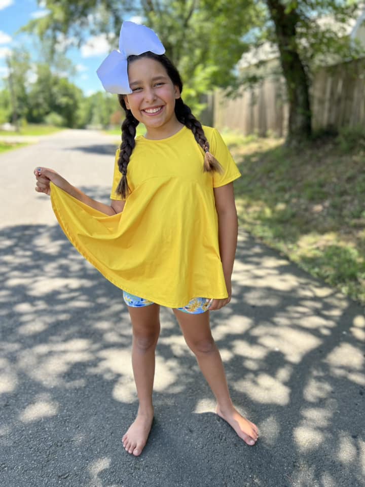 sunflower button shorts