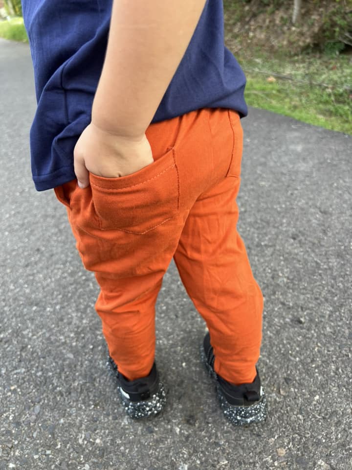 burnt orange Hudson joggers