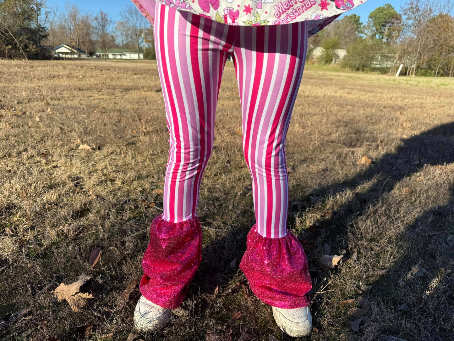 pink stripe party pants