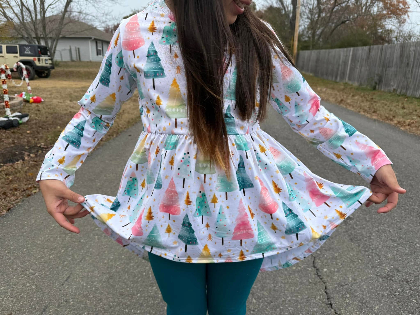 watercolor tree hi low top