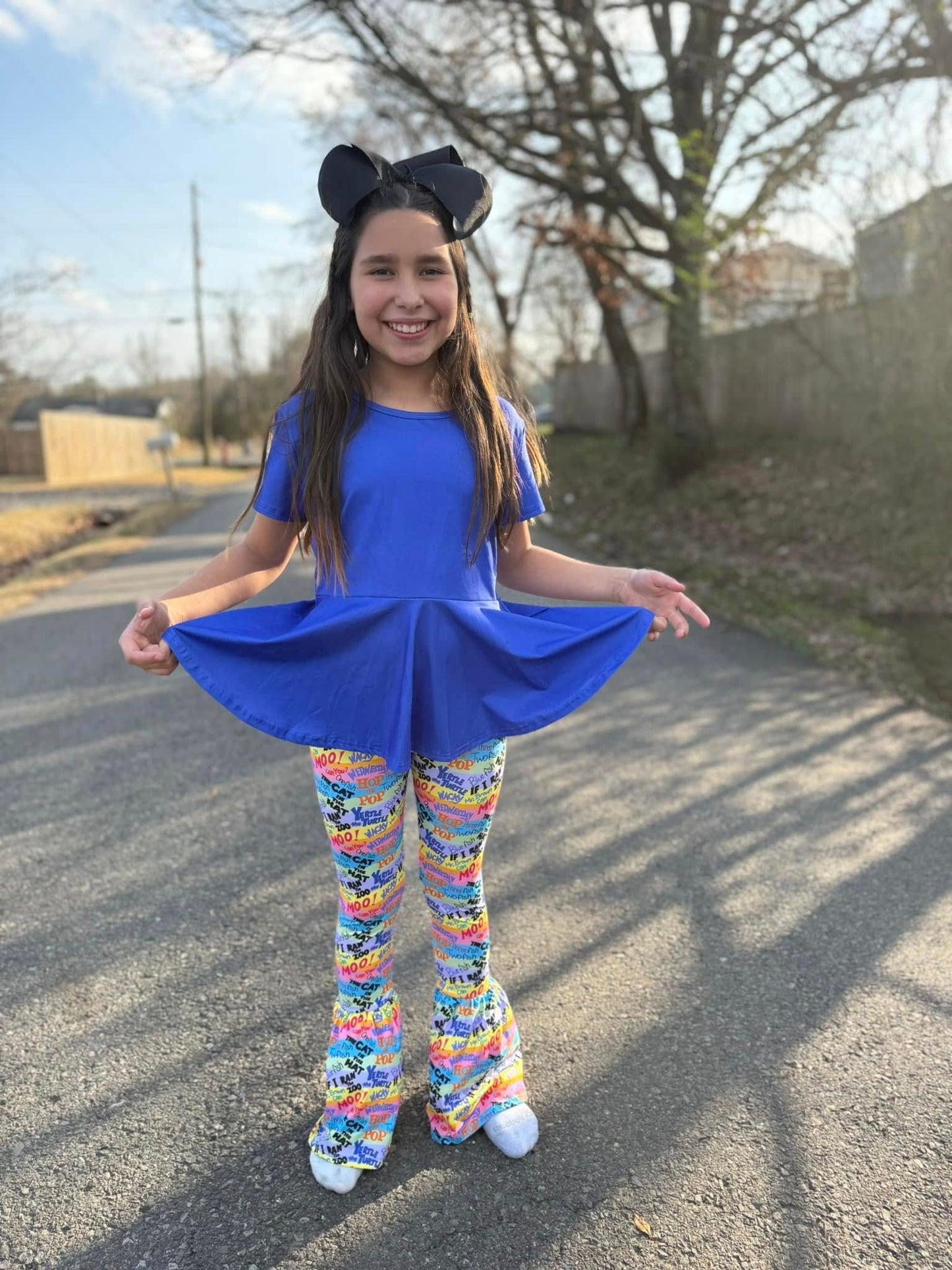 Royal purple twirl top