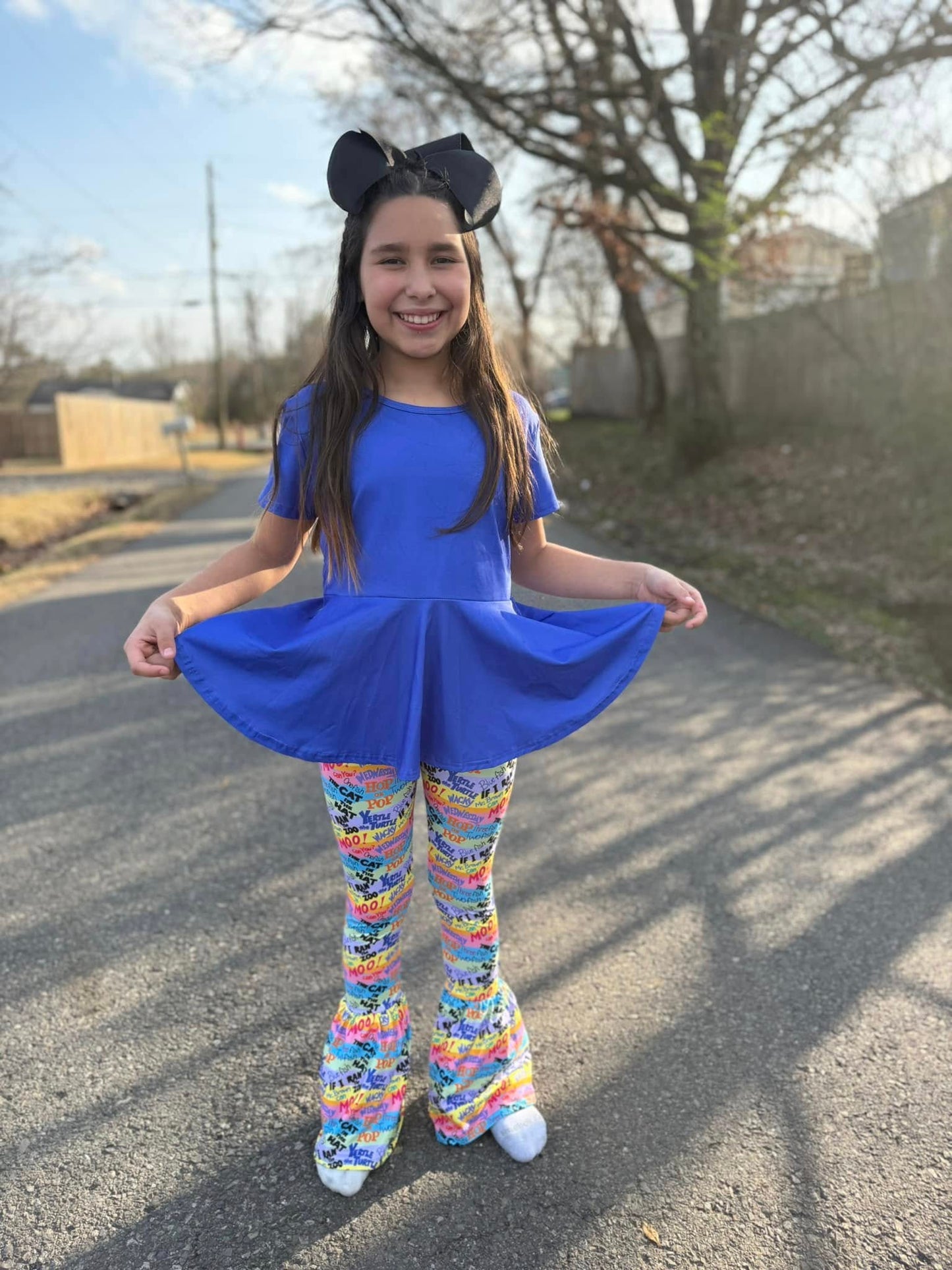 Royal purple twirl top