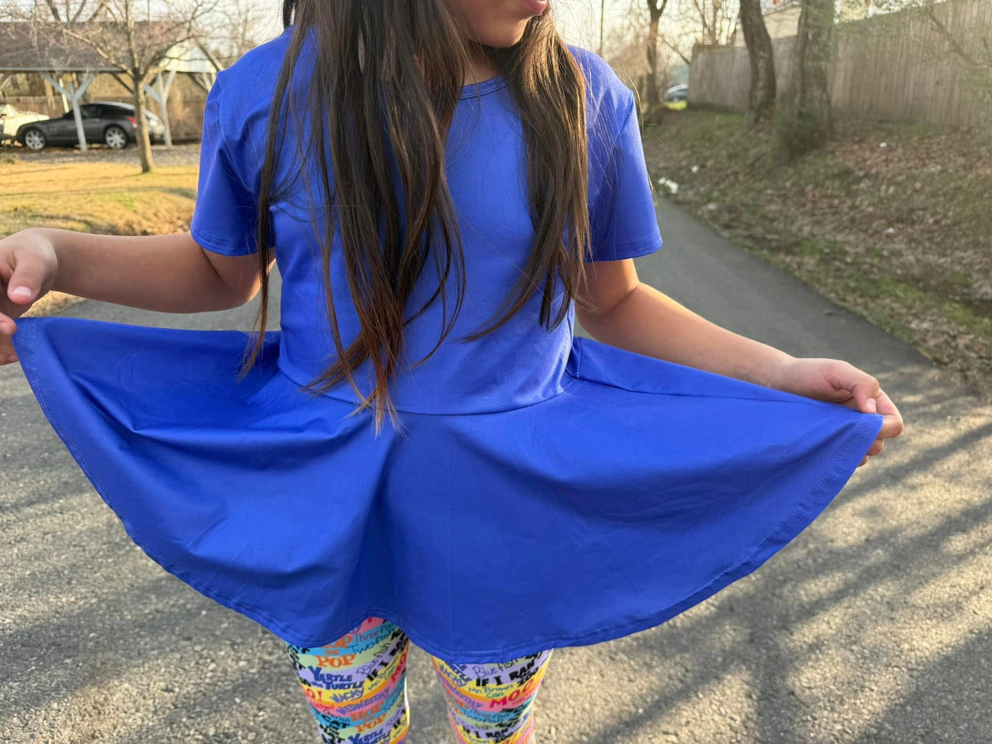 Royal purple twirl top