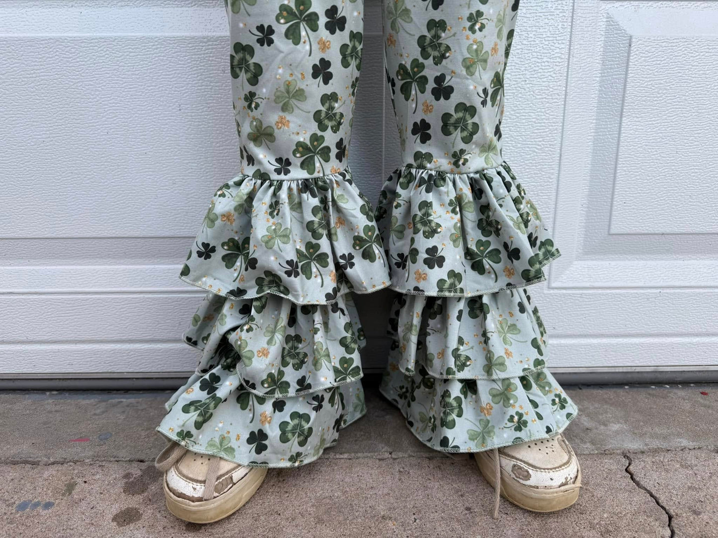 shamrock triple bell romper