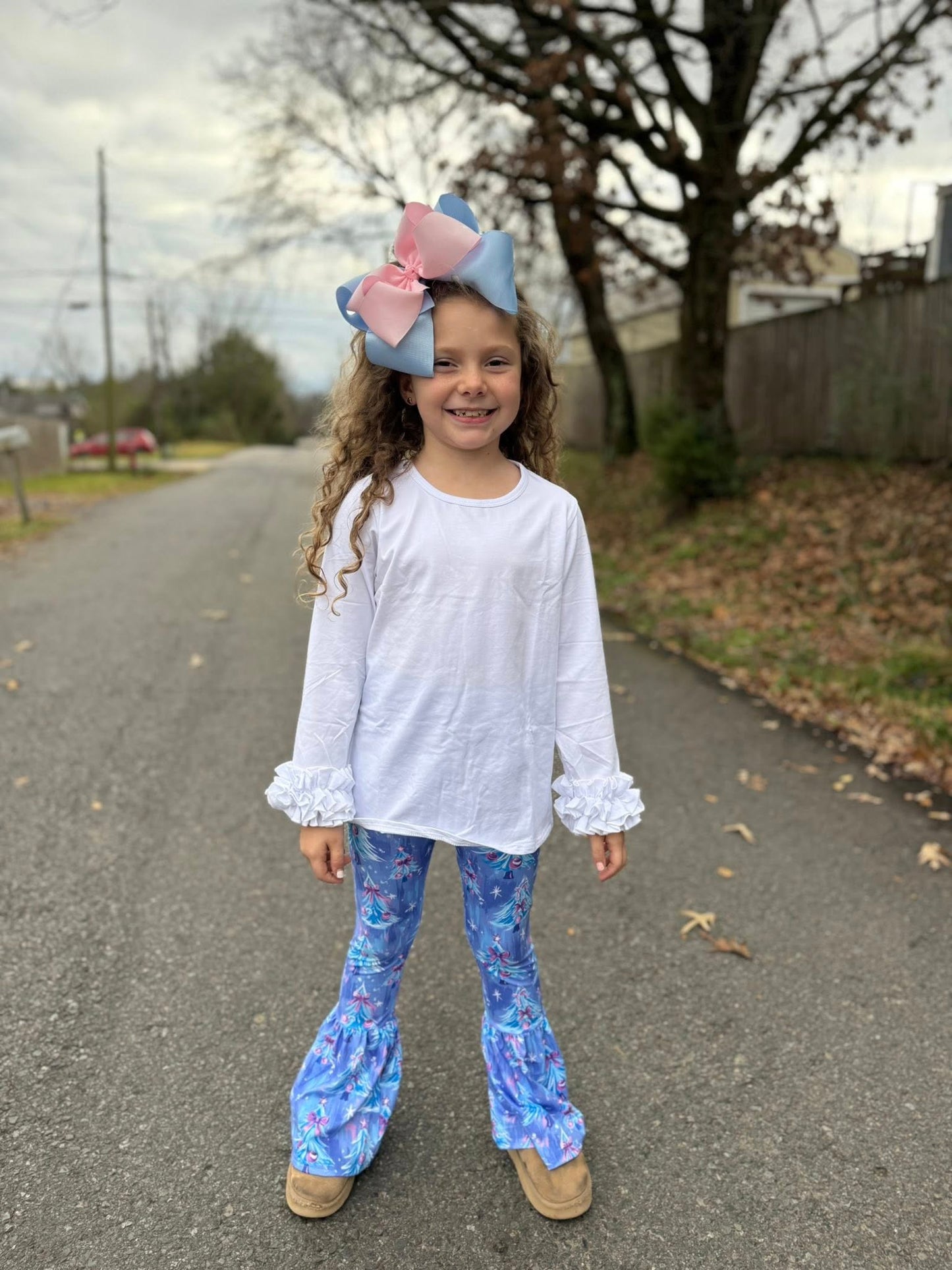 bright pastel Christmas tree bells