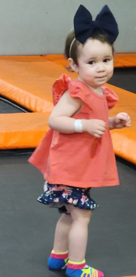 Navy polka dot floral shorties