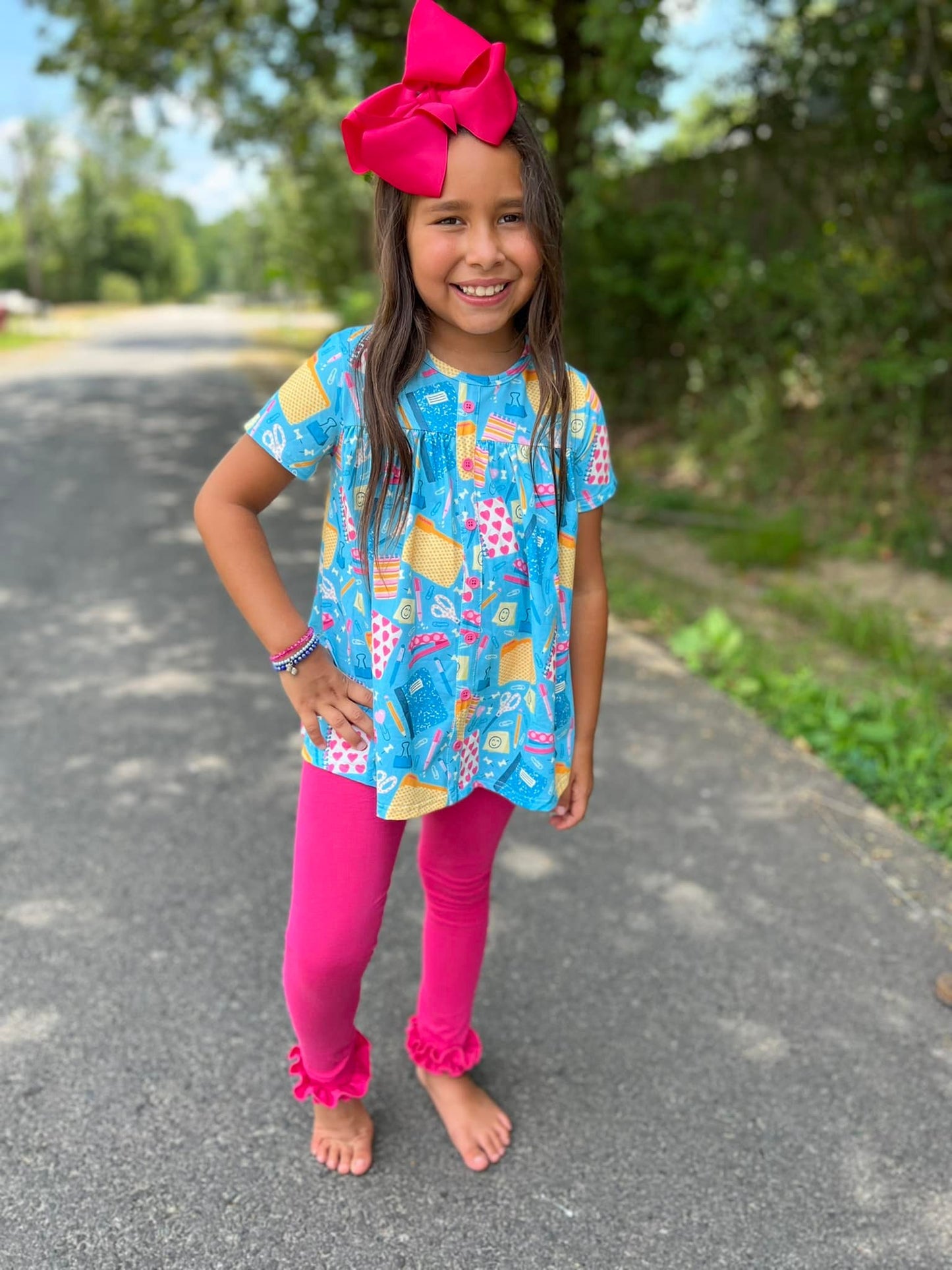 Back To School tinsley top