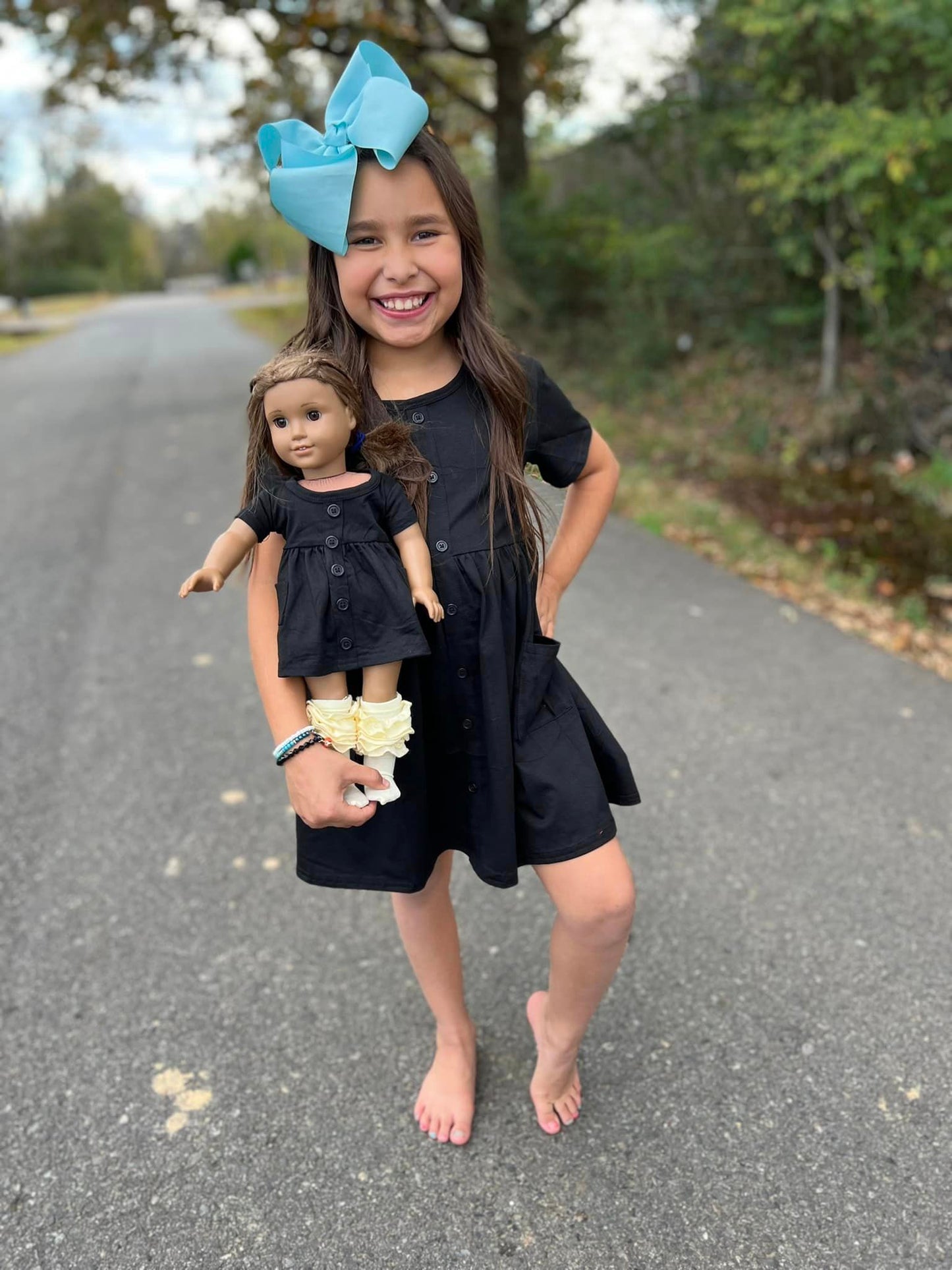 DOLL black ss tinsley dress