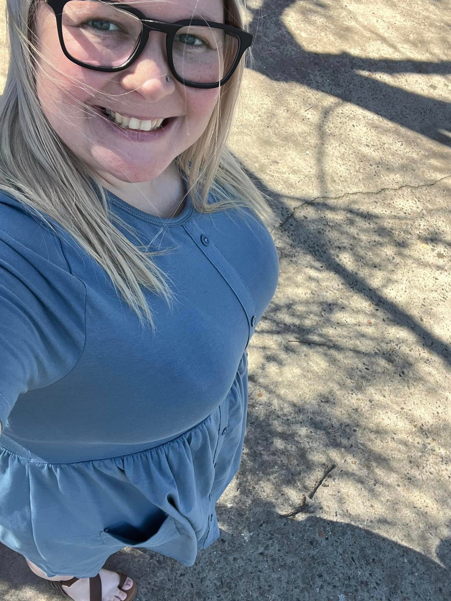 Mama steele blue SS Tinsley dress