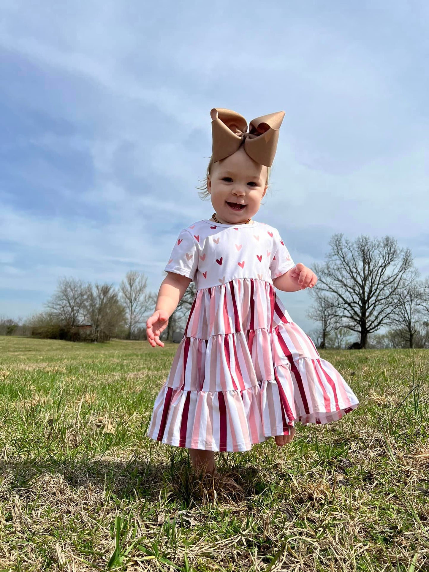 hearts and stripes bella twirl dress
