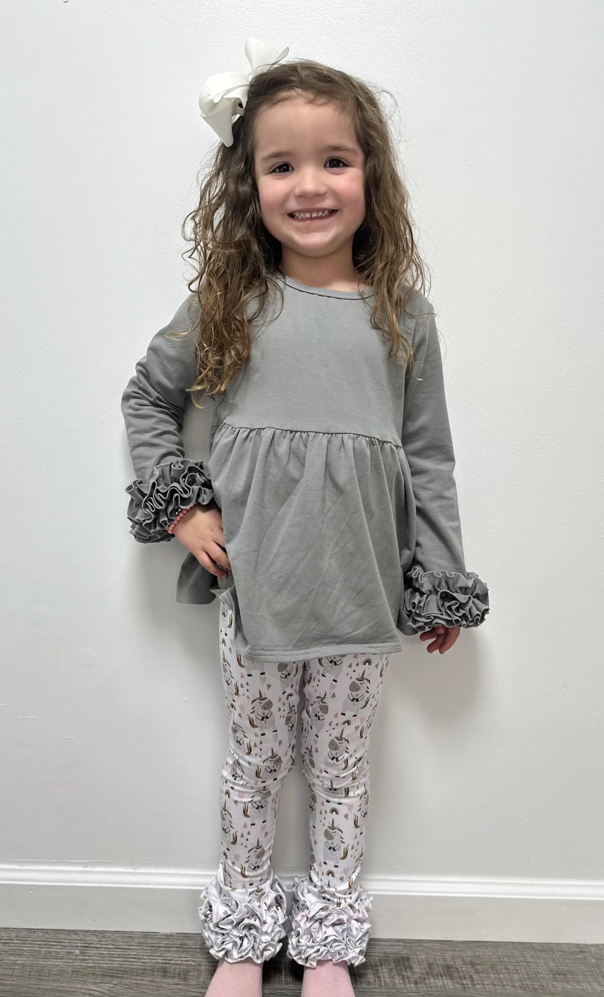 grey icing tunic
