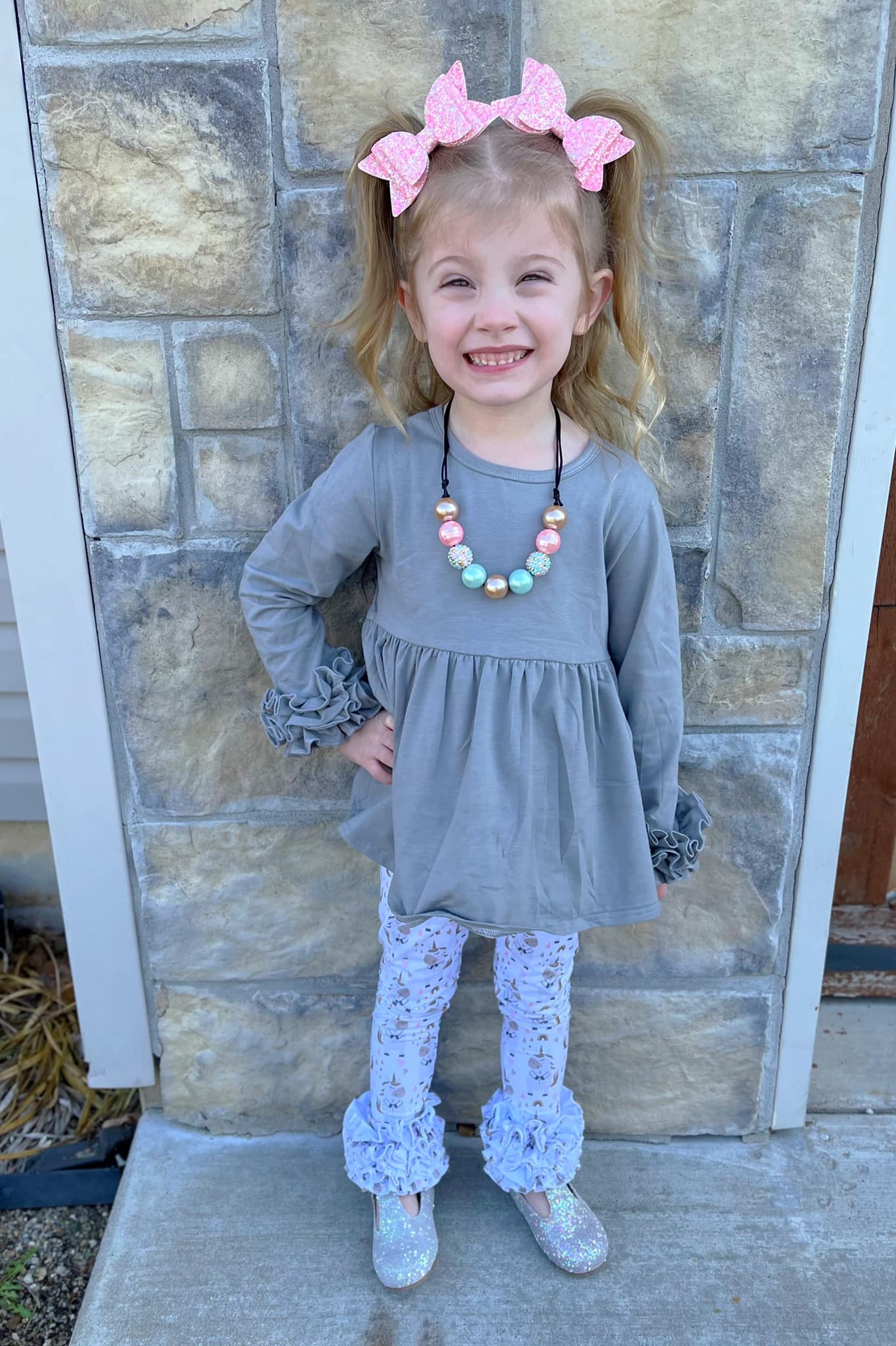 grey icing tunic