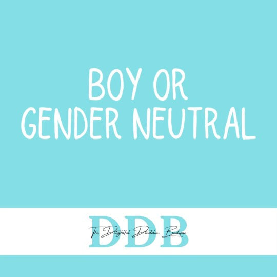 Boys/Gender neutral