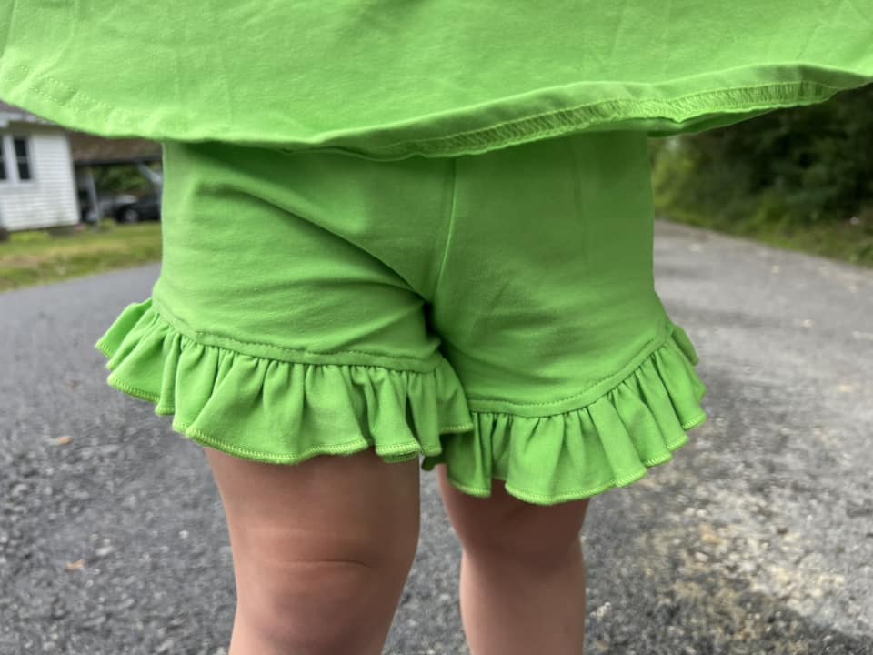 lime green shorties