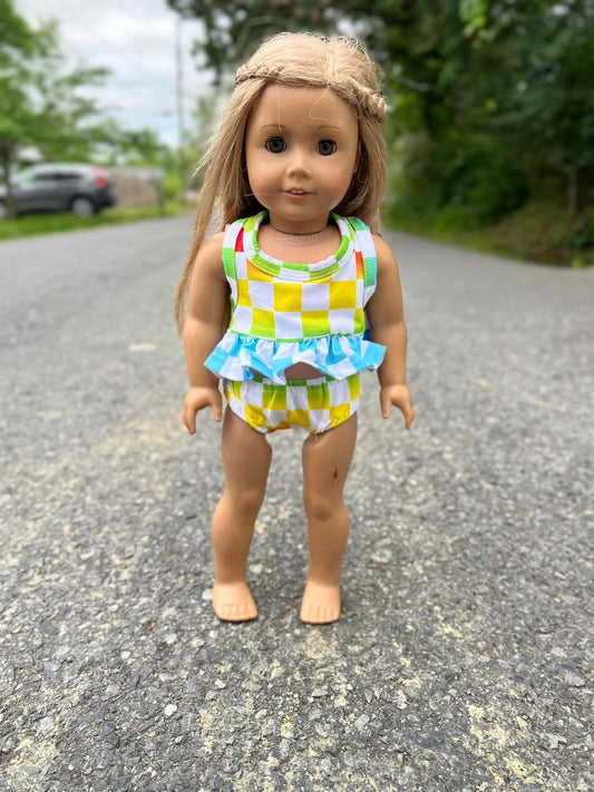 DOLL racerback multicolor swim