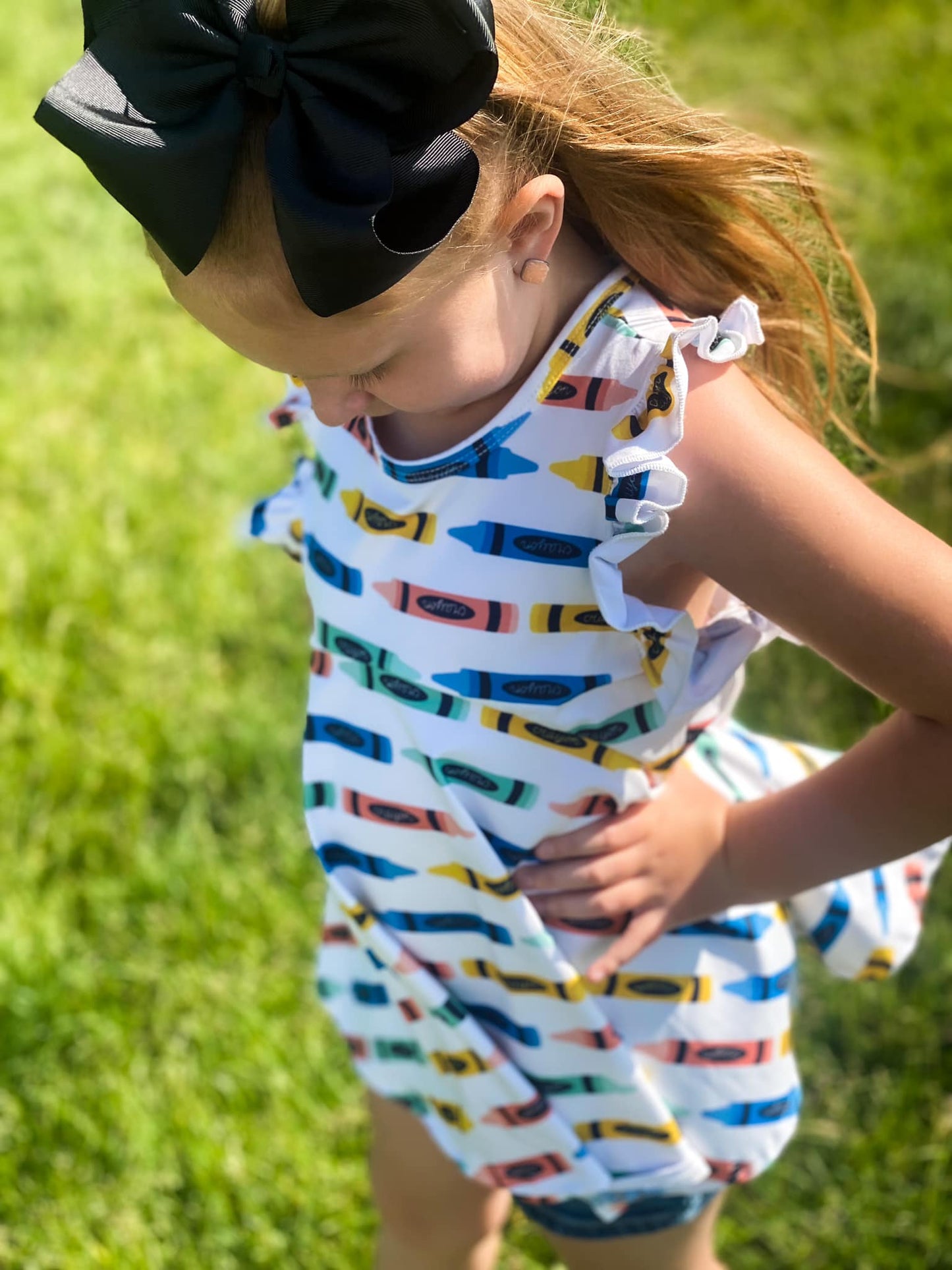 crayon ruffle racerback allie tank