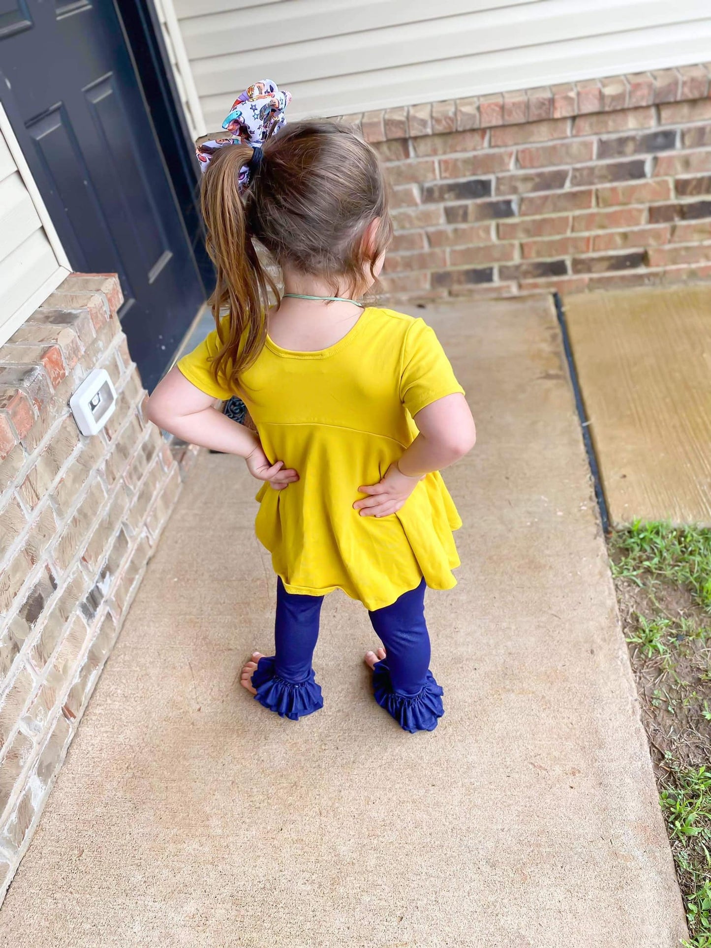 mustard allie top