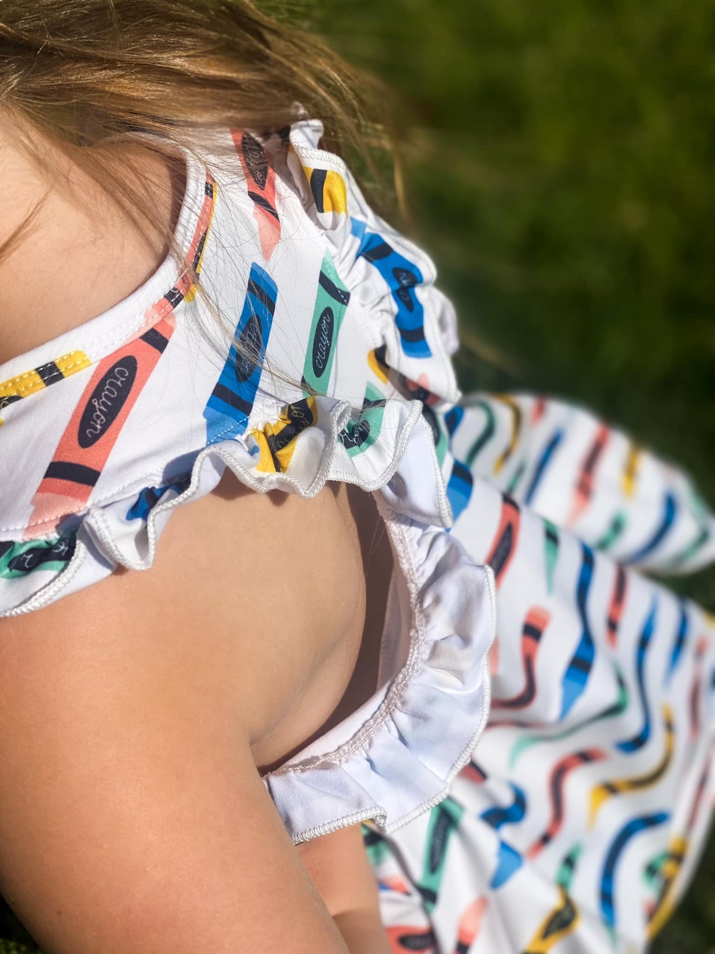 crayon ruffle racerback allie tank