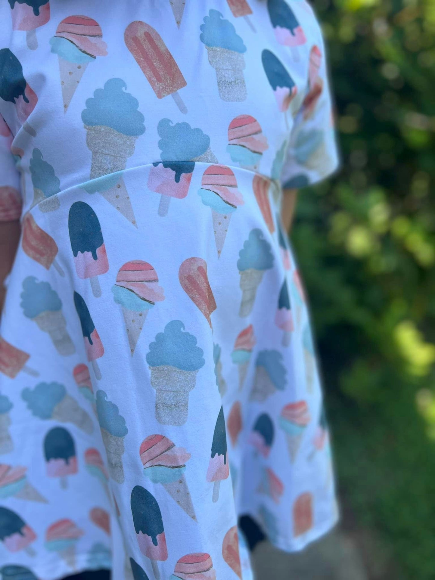 short sleeve pastel ice cream allie top