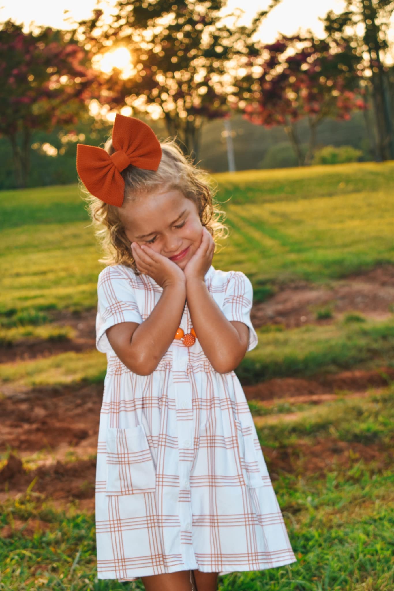 plaid stripe tinsley dress