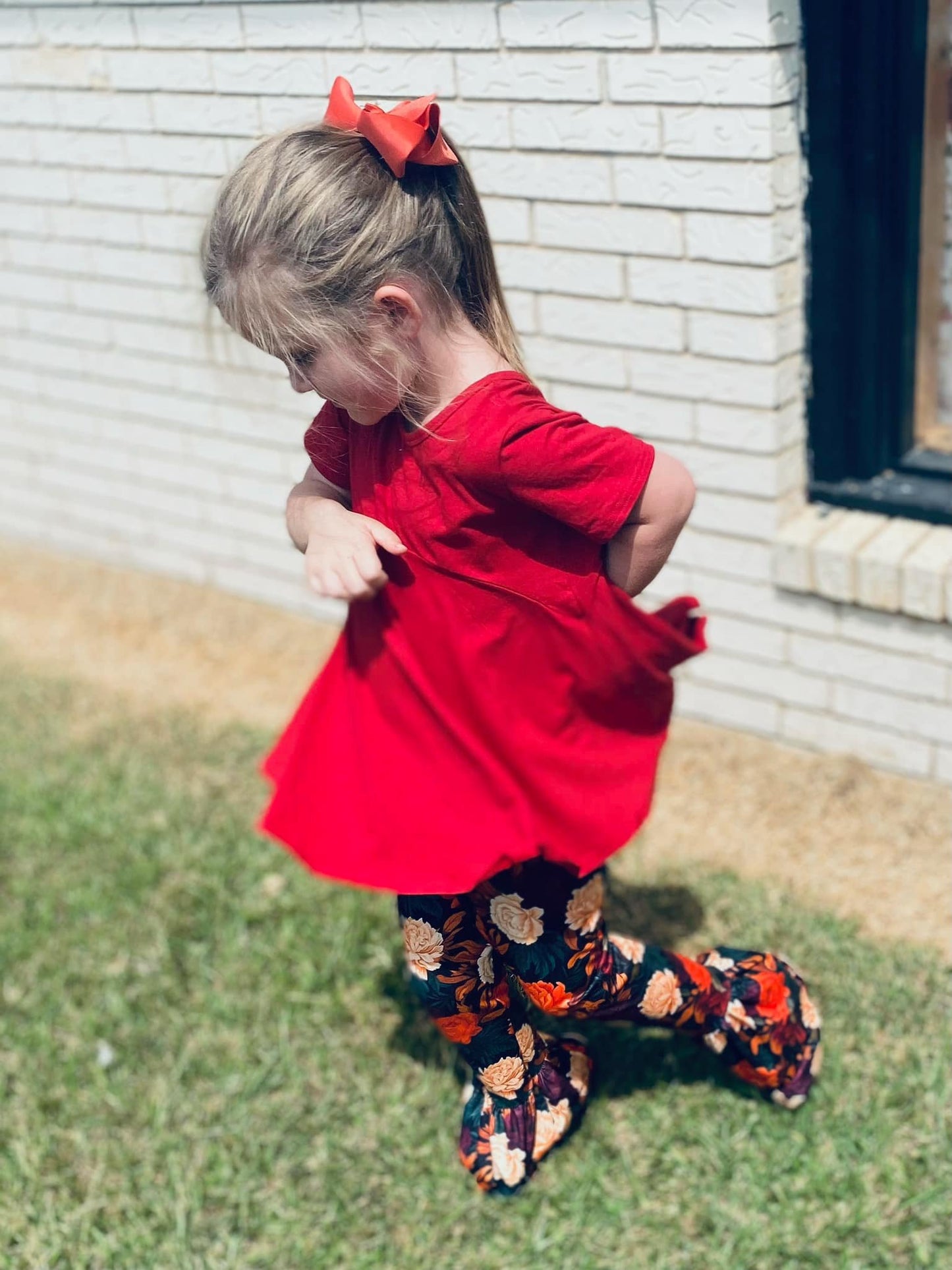 maroon allie top