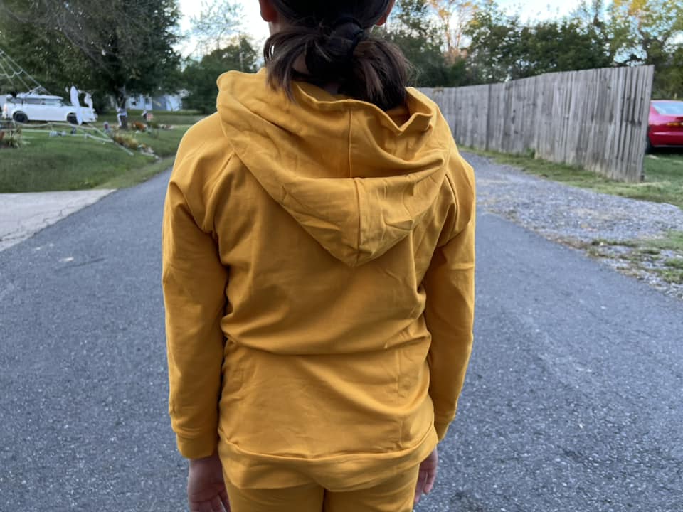 dark mustard light hoodie (cotton)