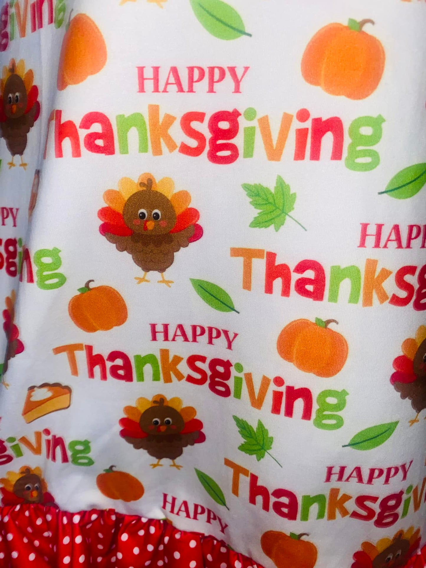 happy thanksgiving turkey gown