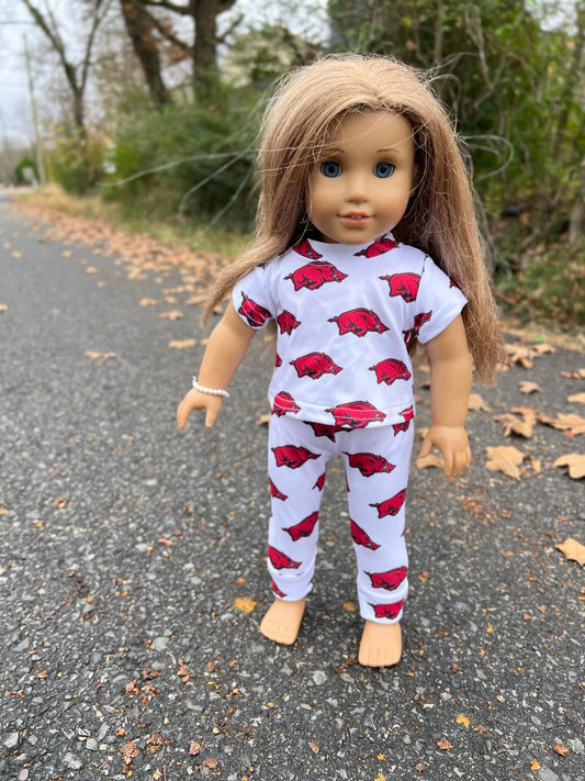 DOLL piggy jammies