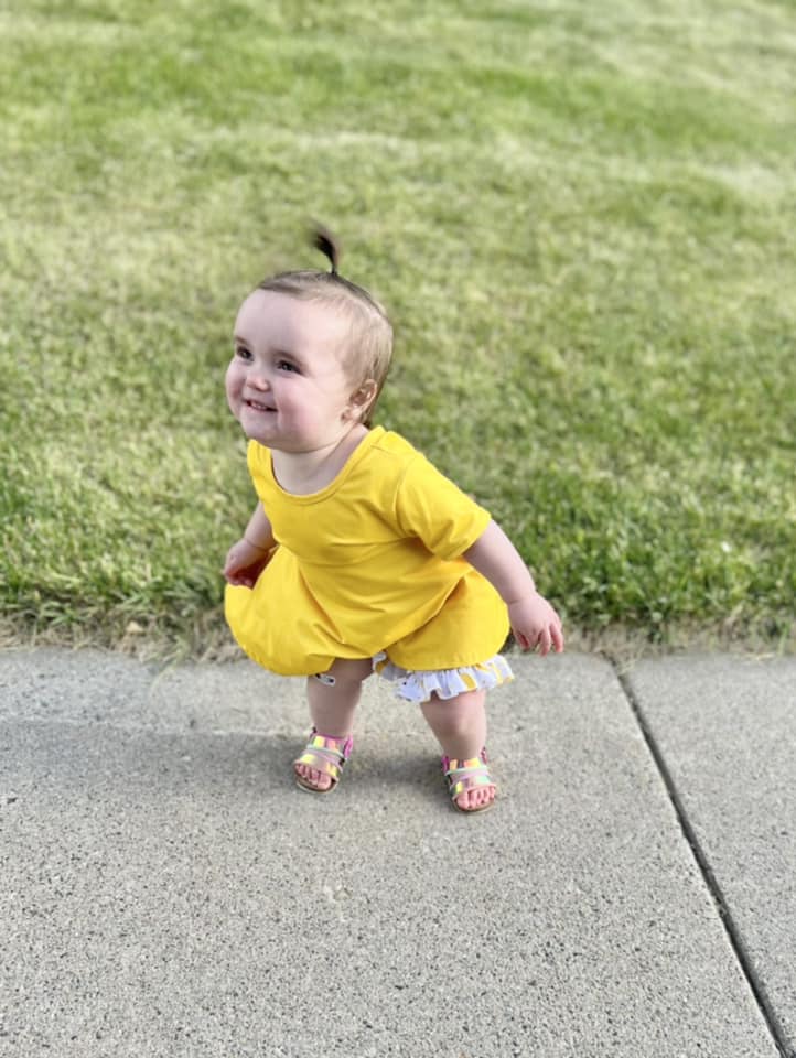 sunshine yellow Allie top