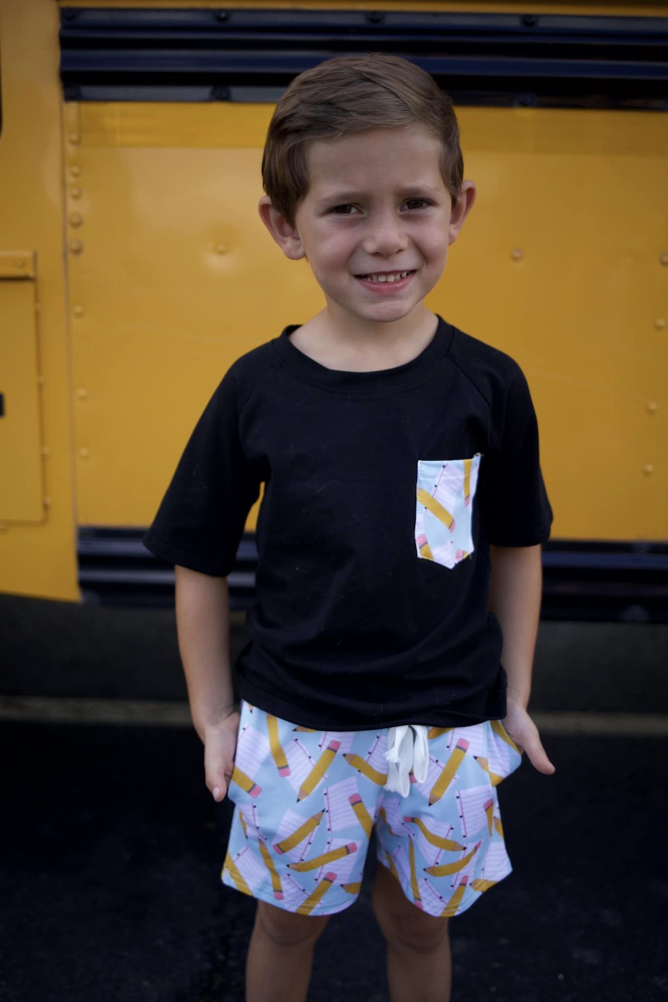 pencil and paper steele shorts