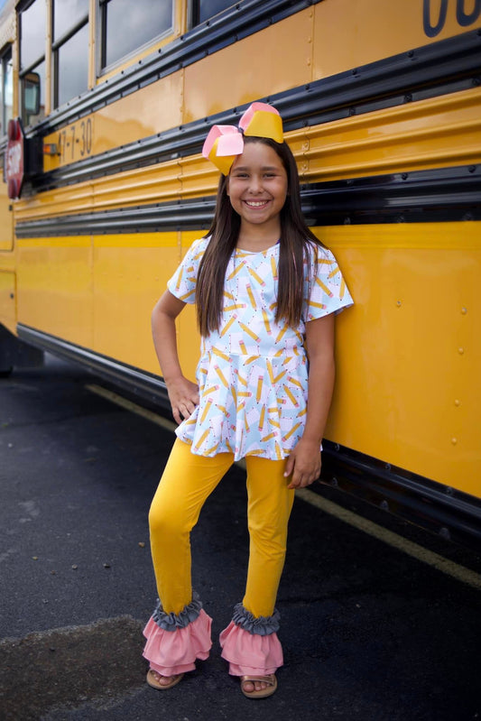 pencil inspired icing double bells