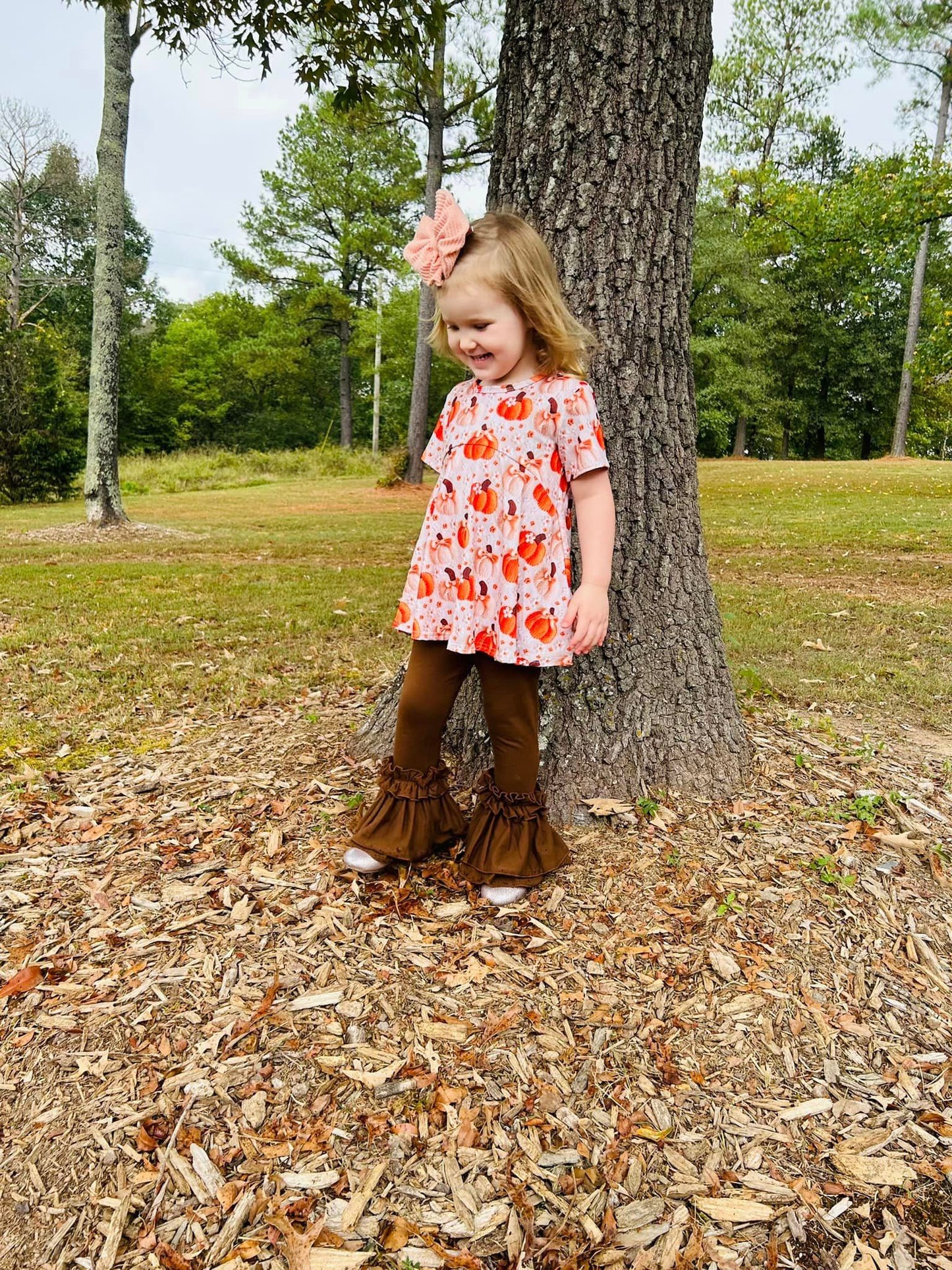 crochet pumpkin Allie top