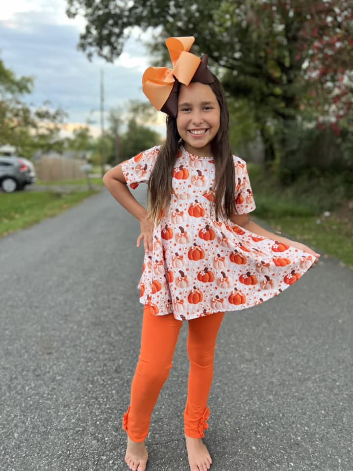 crochet pumpkin Allie top