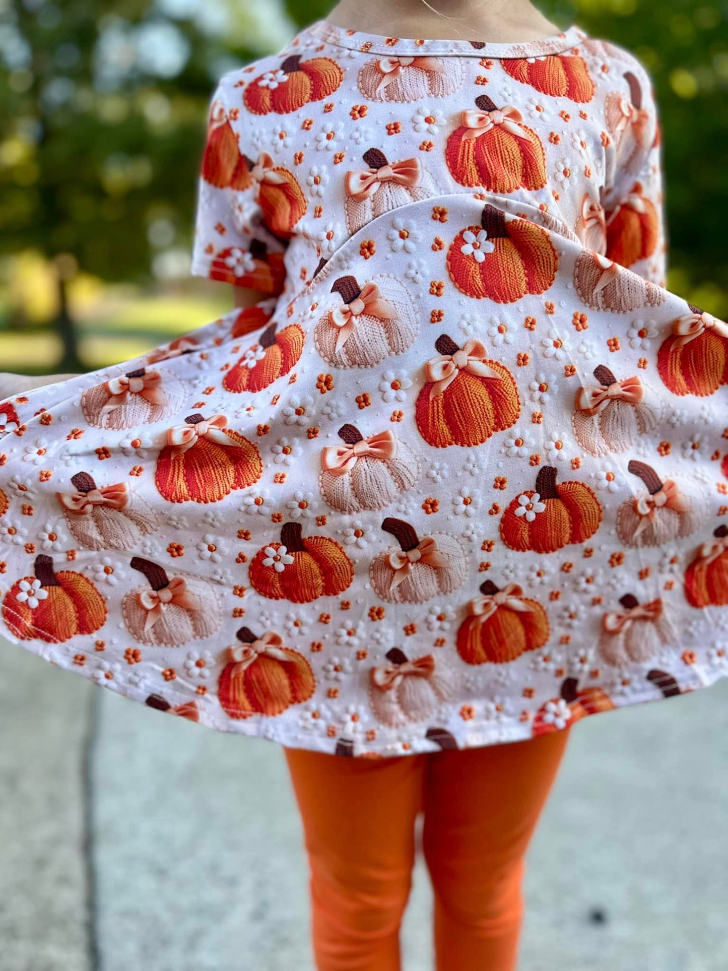 crochet pumpkin Allie top