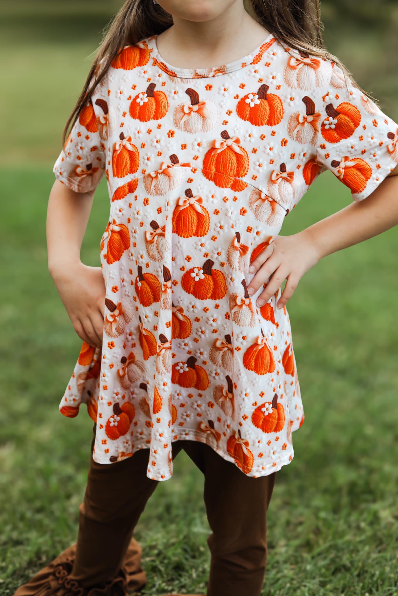 crochet pumpkin Allie top