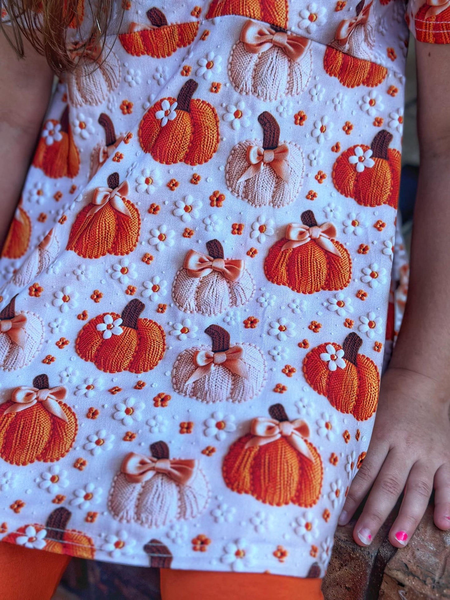 crochet pumpkin Allie top