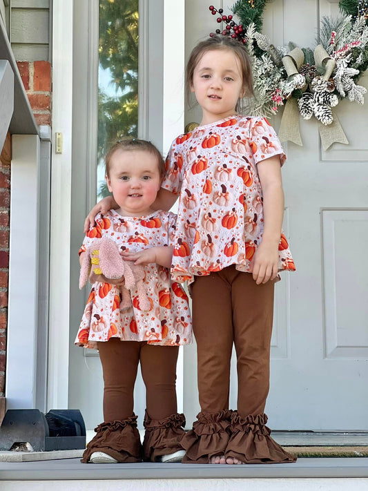 crochet pumpkin Allie top