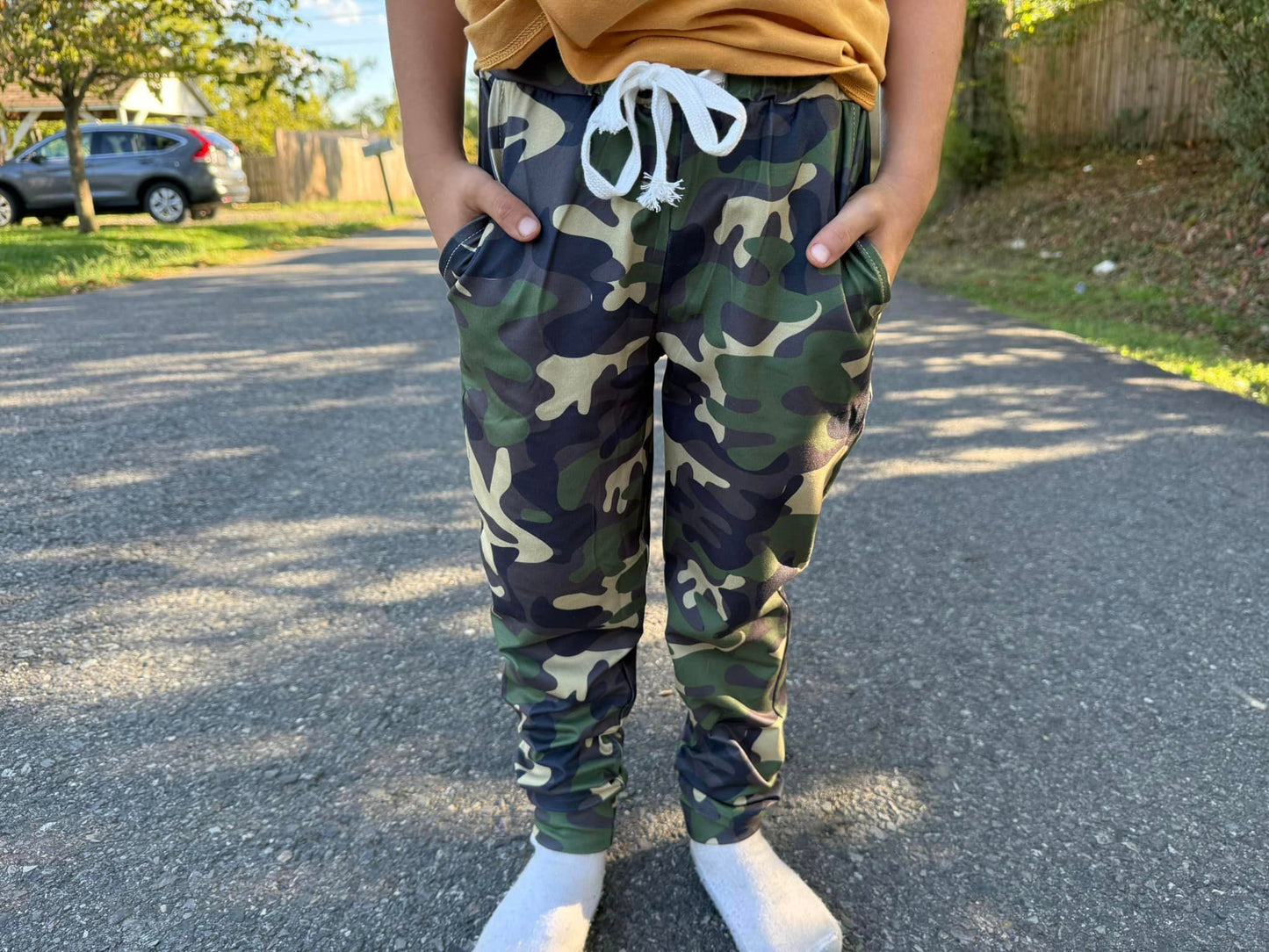 camo joggers