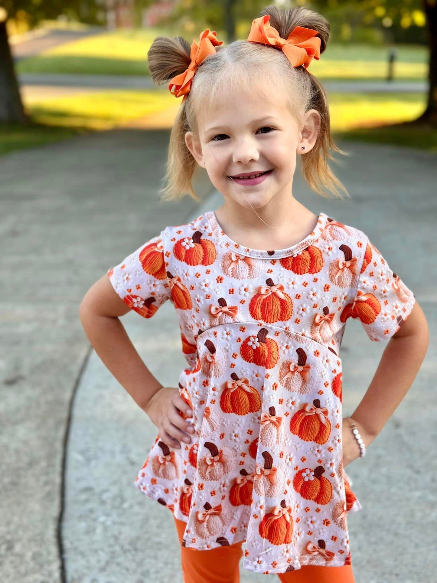 crochet pumpkin Allie top