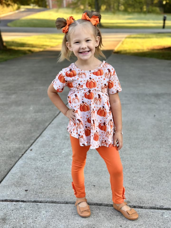 crochet pumpkin Allie top