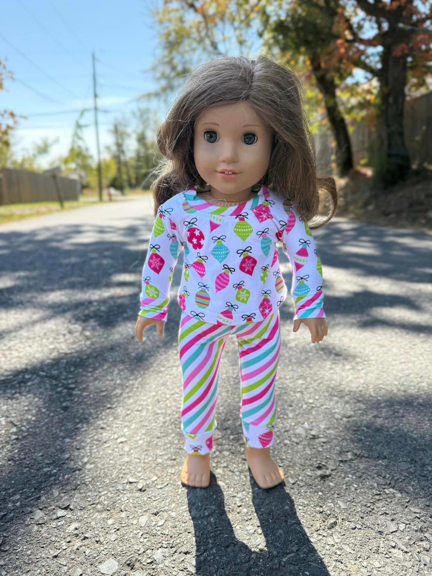 DOLL ornament and stripe Jammie’s