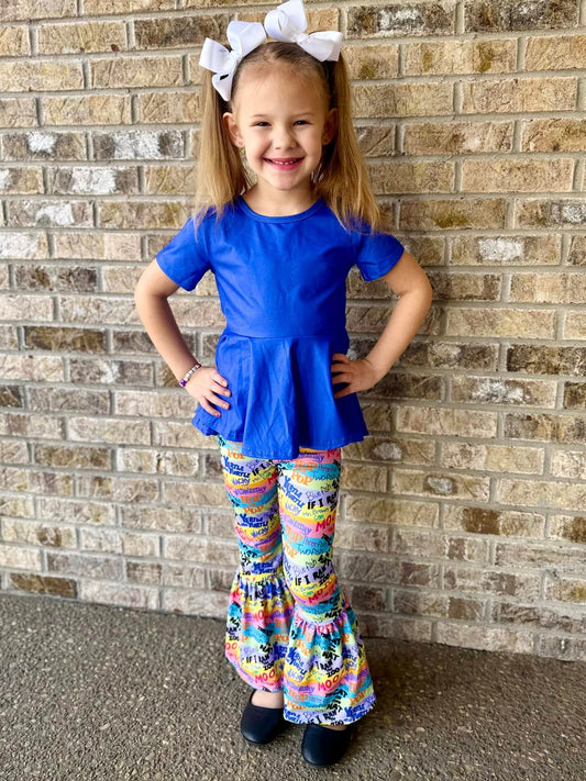 Royal purple twirl top