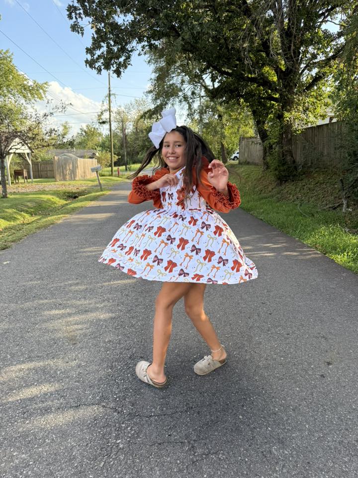 fall bows willow dress