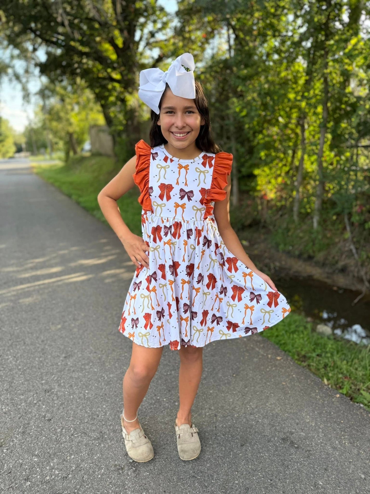 fall bows willow dress