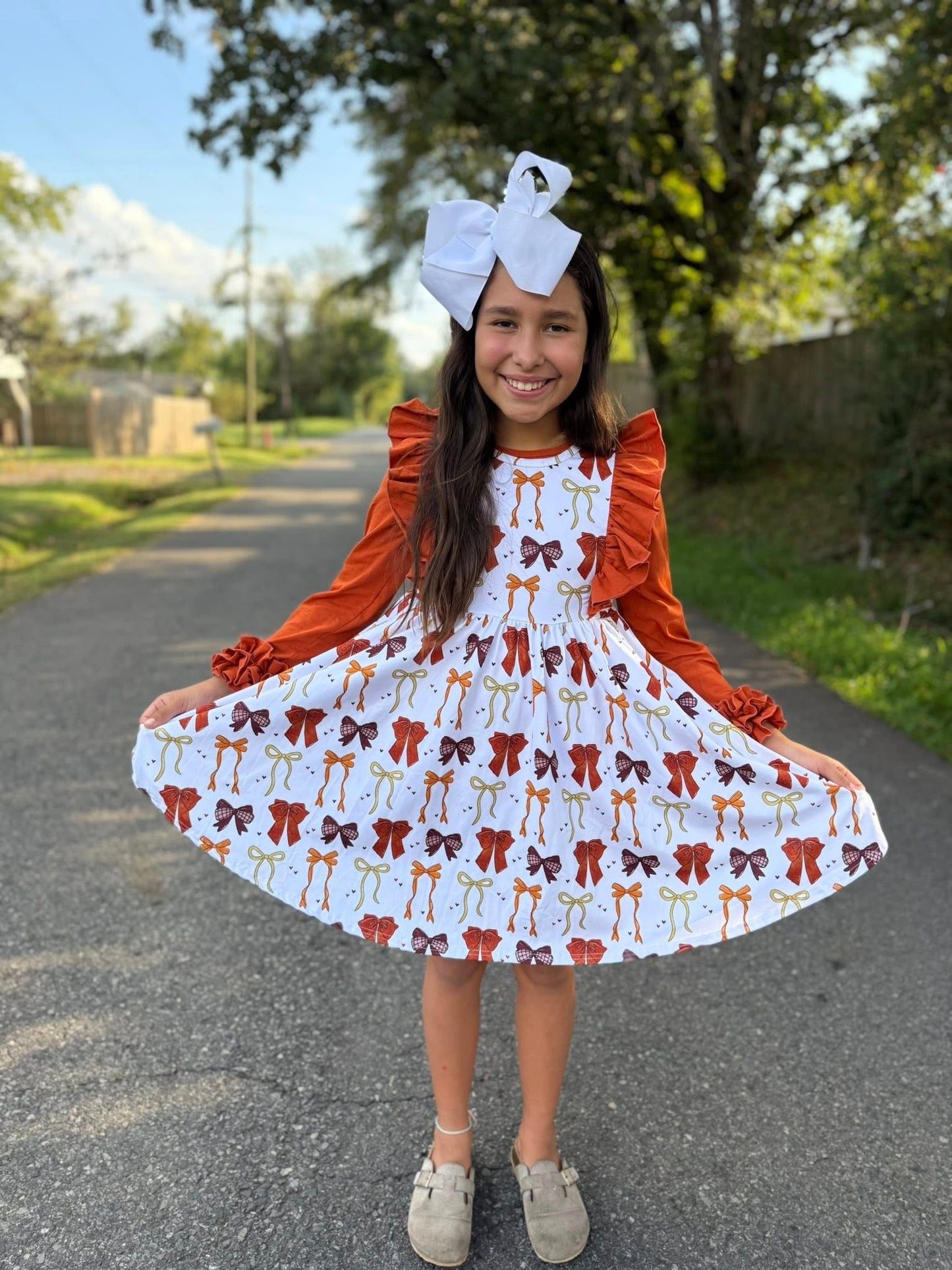 fall bows willow dress